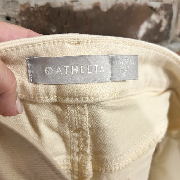 Athleta Flex Straight Leg Ankle Jean in Bone Size 6 - Picture 8 of 10